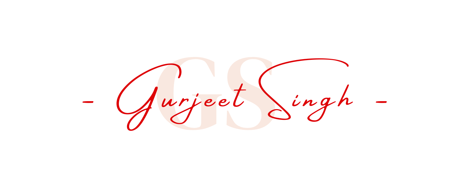 Text Logo of Gurjeet Singh